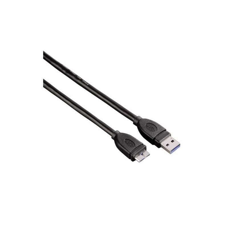 Kabel Hama USB 3.0 A -> micro B, 0,75 m (53749) černý, kabel, hama, usb, micro, 53749, černý